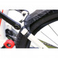 MUDGUARD FOR MTB-FRONT- 26"-27.5"-29"-27.5+ ZEFAL DEFLECTOR LITE - BLACK - FASTENING WITH RILSAN CLAMPS 3420582506009