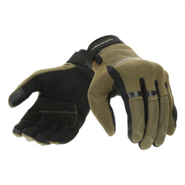 GLOVES-SPRING/SUMMER TUCANO -FOR MEN- PENNA ARMY GREEN - EURO 8 (S) (APPROVED EN 13594:2015-CE) (TOUCH SCREEN FUNCTION) 8026492139921