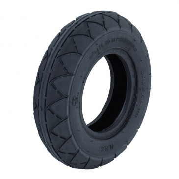 PNEU TROTTINETTE TUBETYPE 200 X 50 NOIR (DIAMETRE INTERIEUR 94mm) (KUGOO S1/S3 - RAZOR E100/E125/E200) 3700948269183