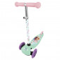 TROTTINETTE ENFANT DISNEY 3 ROUES FROZEN PASTEL ACIER PLIABLE ET REGLABLE AVEC FREIN ROUE ARRIERE 5902308599499