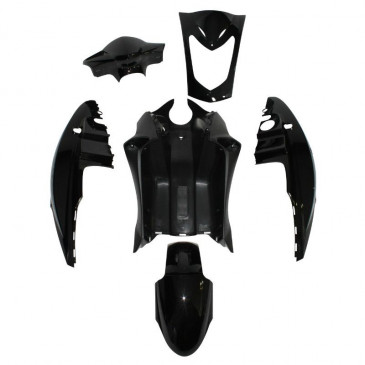 FAIRINGS/BODY PARTS FOR SCOOT KYMCO 50 AGILITY (DUAL SEAT), 125 AGILITY (DUAL SEAT) BLACK GLOSS (6 PARTS KIT) 3700948053935