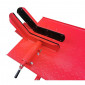 LIFT TABLE for MOTORBIKE - STEEL MADE - RED - SIZE 180x60 cm - Minimum Height 21 CM / Maxi 71 cm (MAX LOAD 450 kg) 3700948219294