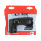 STEM FOR MTB/URBAN/TREKKING - ERGOTEC - ADJUSTABLE RISER STEM - SEPIA - ALUMINIUM BLACK Ø31.8 Lg 90mm (APPROVED - LEVEL 4) For fork 1"1/ 4016538114689