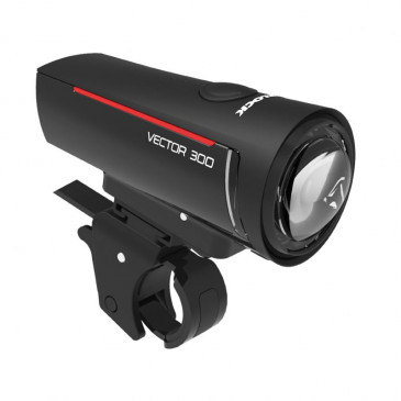 ECLAIRAGE VELO USB AVANT TRELOCK LS300 VECTOR EN 30 LUX VISIBILITE 45m ET VU A 2750m (AUTONOMIE 12H) BATTERIE LITHIUM - FIXATION CINTRE 4016167070462