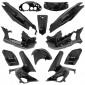 FAIRINGS/BODY PARTS FOR SCOOT GILERA 50 RUNNER 1997>2005 BLACK GLOSS (12 PARTS KIT) 3700948053874