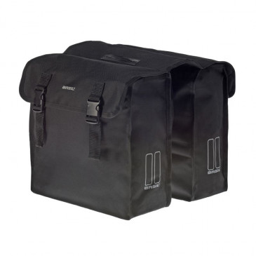 DOUBLE BAG FOR BICYCLE -REAR- BASIL MARA XL 35L BLACK (43x14x36cm) 8715019171086