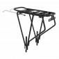 LUGGAGE RACK-REAR- ON STAYS - P2R ALUMINIUM BLACK - FOR FAT BIKE 26"/27.5"/29"- ADJUSTABLE FOR 5 DIFFERENT WIDTHS 135 to 205mm 3700948209424