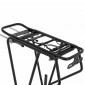 LUGGAGE RACK-REAR- ON STAYS - P2R ALUMINIUM BLACK - FOR FAT BIKE 26"/27.5"/29"- ADJUSTABLE FOR 5 DIFFERENT WIDTHS 135 to 205mm 3700948209424