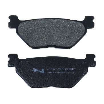 BRAKE PADS NEWFREN FOR YAMAHA 500 T MAX 2001>2003 Rear (L 100mm - H 39mm - thk 12mm) (FD0316BE) (SCOOTER ELITE ORGANIC) 8025832415206