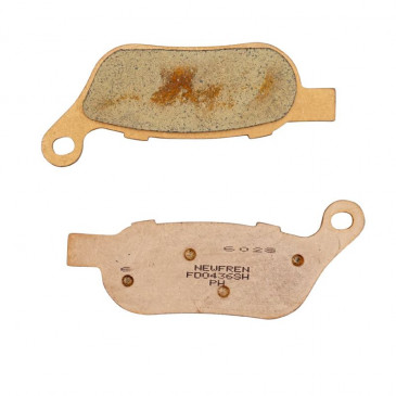 BRAKE PADS NEWFREN FOR HARLEY DAVIDSON 1584-1690-1800 FAT BOY, 1340-1450-1584-1690 SOFTAIL, 1340-1450 DYNA, 1690 BREAKOUT (FD0436SH) (CUSTOM SINTERED) 8025832416258