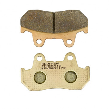 BRAKE PADS NEWFREN FOR HONDA 600 CBR F 1987>1990 Rear 500 CX 1982>1985 Rear 1100 GL DX 1982> Rear 250 NSR 1986> Rear (L 90mm - H 49.5mm - thk 10.3mm) (FD0054TS) (TOURING SINTERED) 8025832412960