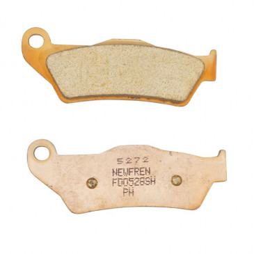 BRAKE PADS NEWFREN FOR HARLEY DAVIDSON 500 XG STREET 2014> Front/Rear, 750 XG STREET 2014> Front/Rear (L 94.3mm - H 36.8mm - thk 9mm) (FD0528SH) (CUSTOM SINTERED) 8025832416784