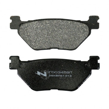 BRAKE PADS NEWFREN FOR YAMAHA 900 TDM 2002>2014 Rear 1300 FJR 2003> Rear 950 XV BOLT 20014>2018 Rear 1700 XV WARRIOR 2003>2004 Rear (L 100mm - H 39mm - thk 9.5mm) (FD0345BT) (TOURING ORGANIC) 8025832415473