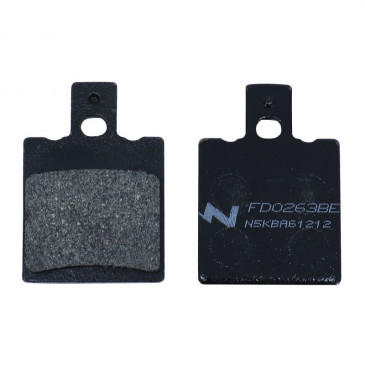 BRAKE PADS NEWFREN FOR APRILIA 125-150 LEONARDO 1997>1998 Front BETA 125 EIKON >1998 Front MALAGUTI 125-150 CIAK 2000>2002 Front (L 40mm - H 56.5mm - thk 8mm) (FD0263BE) (SCOOTER ELITE ORGANIC) 8025832414919