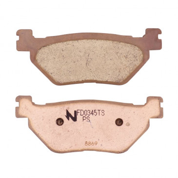 BRAKE PADS NEWFREN FOR YAMAHA 900 TDM 2002>2014 Rear 1300 FJR 2003> Rear 950 XV BOLT 20014>2018 Rear 1700 XV WARRIOR 2003>2004 Rear (L 100mm - H 39mm - thk 9.5mm) (FD0345BT) (TOURING SINTERED) 8025832415480