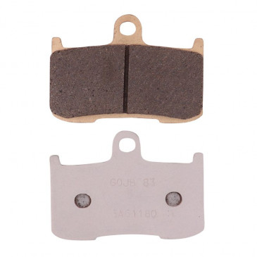 BRAKE PADS SET (2 pads) CL BRAKES FOR KAWASAKI ZX9-R NINJA 2002>2003 Front Z 1000 2003>2006 Front / TRIUMPH 675 STREET TRIPLE R 2009> Front - (1083 XBK5 SPORT SINTERED) 0841754008559