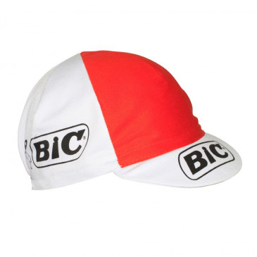 CASQUETTE VELO EQUIPE VINTAGE BIC BLANC/ORANGE 8013271225036