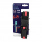 CEINTURE ECLAIRAGE VELO USB AVEC TELECOMMANDE 2 MODES FLASH ET CONTINU - PERMET D'ETRE VU 3700256070372