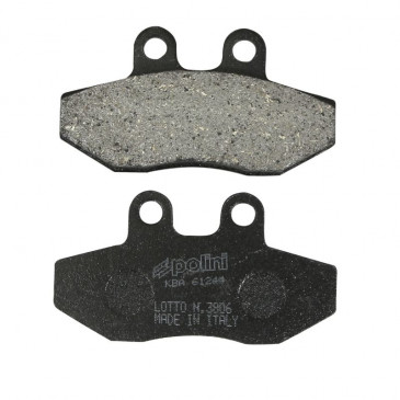 BRAKE PADS -POLINI FOR YAMAHA 125 CYGNUS X 2007> Front / MBK 125 FLAME X 2007> Front (L 77mm - H 41.2mm - thk9mm) (174.0077) (ORIGINAL) 8054705043437