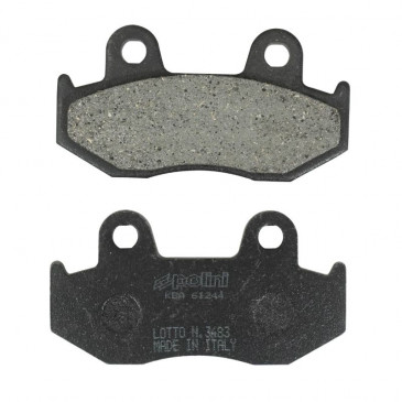 BRAKE PADS -POLINI FOR SUZUKI 250 BURGMAN, 400 BURGMAN (L 81.6mm - H 42.6mm - thk8.2mm) (174.0034/B) (ORIGINAL) 8054705043215