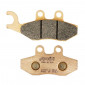 BRAKE PADS -POLINI FOR PEUGEOT 250 GEOPOLIS, 250 SATELLIS / PIAGGIO 125-250 BEVERLY, 125-250 X-EVO / SYM 125 SYMPHONY (L 96.8mm - 77mm - H 41.2mm - thk9mm) (174.2041) (SINTERED) 8054705043895