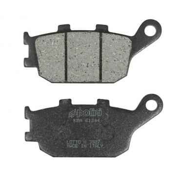 BRAKE PADS -POLINI FOR HONDA 250 FORZA 2001>, 250 JAZZ, 250 REFLEX (L 86mm - H 40mm - thk9mm) (174.0072) (ORIGINAL) 8054705043383