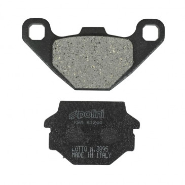 BRAKE PADS -POLINI FOR KYMCO 125-150 AGILITY (L 85mm - 55.8mm - H 42.6mm - 37mm - thk7.5mm - 9.7mm) (174.0095) (ORIGINAL) 8054705043512