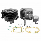 COMPLETE CYLINDER KIT FOR SCOOT TOP PERFORMANCES CAST IRON FOR MBK 50 BOOSTER, STUNT/YAMAMA 50 BWS, SLIDER (BLACK TROPHY) 3700948161869