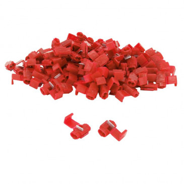 COSSE ELECTRIQUE PRE-ISOLEE CONNECTEUR ROUGE POUR SECTION FIL 0,5 à 1,5 mm² (VENDU AU SACHET DE 100 PIECES) -SELECTION P2R- 3701213429516