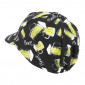 CYCLING CAP - BIER PATTERN - BLACK/YELLOW 8013271312354