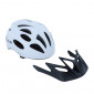 URBAN BIKE ADULT HELMET-NEWTON V2 WHITE WITH VISOR- -WITH LOCK SYSTEM- EURO 55-58 + INTEGRATED LED LIGHTING (SOLD IN BOX) 3700948083956