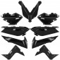 FAIRINGS/BODY PARTS FOR MAXISCOOTER YAMAHA 125-250-400 XMAX 2014>2017 GLOSS BLACK (10 PARTS KIT) -P2R- 3700948223284