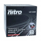 BATTERY 12V 10Ah NT12A-BS NITRO MF MAINTENANCE FREE-SUPPLIED WITH ACID PACK (Lg150xWd69xH130) (EQUALS YT12A-BS) 5414837002710