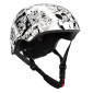 CHILD BIKE HELMET- DISNEY V3 AVENGERS COMICS - WHITE WITH RATCHET SETTING EURO 54-58 (ON CARD) 5902308590823