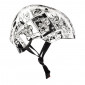 CHILD BIKE HELMET- DISNEY V3 AVENGERS COMICS - WHITE WITH RATCHET SETTING EURO 54-58 (ON CARD) 5902308590823