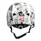 CHILD BIKE HELMET- DISNEY V3 AVENGERS COMICS - WHITE WITH RATCHET SETTING EURO 54-58 (ON CARD) 5902308590823