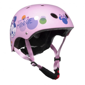 CASQUE VELO ENFANT DISNEY V3 MINNIE ROSE AVEC MOLETTE REGLAGE TAILLE 54-58 (VENDU SUR CARTE) 5902308590816