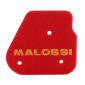 AIR FILTER FOAM FOR SCOOT MALOSSI FOR MBK 50 NITRO, OVETTO/YAMAHA 50 AEROX, NEOS/MALAGUTI 50 F10, F12, F15 RED 3700948132494