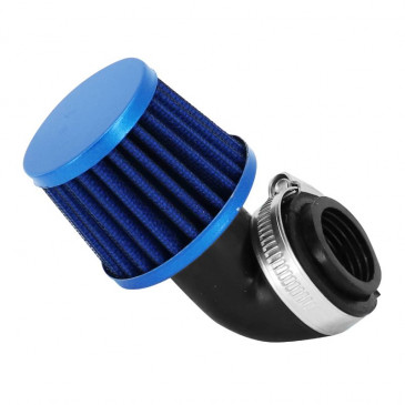 FILTRE A AIR REPLAY KN SMALL FC BLEU FIXATION COUDEE 90° DIAM 35/28 3700948035986