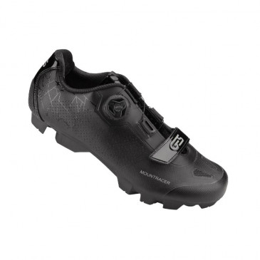 CHAUSSURE VTT GES MOUNTRACER2 NOIR T40 FIXATION MICROCLIP ATOP/VELCRO COMPATIBLE SPD (PAIRE) 8435274975228