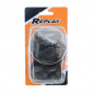 FILTRE A AIR REPLAY R BOX FC CHROME/JAUNE FIXATION COUDEE 90° DIAM 35/28 3700948036167