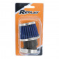 FILTRE A AIR REPLAY KN SMALL FD CHROME/BLEU FIXATION DROITE DIAM 35/28 3700948036044