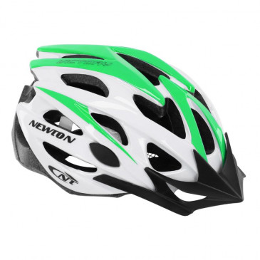 CASQUE VELO ADULTE NEWTON ROUTE/VTT VICTORY VERT/BLANC TAILLE 58-61 AVEC VISIERE ET LOCK (VENDU EN BOITE) (OFFRE SPECIALE) 3700948069677