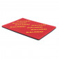 AIR FILTER FOAM FOR SCOOT MALOSSI DOUBLE DENSITY- THICKNESS 16mm 400x300mm RED 3700948136010