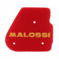 AIR FILTER FOAM FOR SCOOT MALOSSI FOR APRILIA 50 RALLY, SR, GULLIVER, SONIC RED 3700948137697