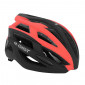 CASQUE VELO ADULTE GIST ROUTE PLANET NOIR/ROUGE MAT IN-MOLD TAILLE 52-58 REGLAGE MOLETTE 212GRS 8013271324913