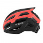 CASQUE VELO ADULTE GIST ROUTE PLANET NOIR/ROUGE MAT IN-MOLD TAILLE 52-58 REGLAGE MOLETTE 212GRS 8013271324913