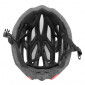 CASQUE VELO ADULTE GIST ROUTE PLANET NOIR/ROUGE MAT IN-MOLD TAILLE 52-58 REGLAGE MOLETTE 212GRS 8013271324913