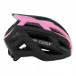 CASQUE VELO ADULTE GIST ROUTE PLANET NOIR/ROSE MAT IN-MOLD TAILLE 52-58 REGLAGE MOLETTE 212GRS 8013271324999