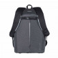 BACKPACK/REAR BAG FOR BICYCLE - BASIL B-SAFE NORDLICHT- GRAPHITE GREY- 13Lt. WATERPROOF - LATERAL FASTENING ON CARRIER by HOOK SYSTEM - WITH Steady/flashy leds integrated . 8715019180910